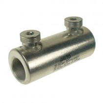 spojka šroubová se 2 trhacími šrouby na AL/CU vodiče RM 35-150mm2, RE 35-50mm2 1kV, max.prům. 18mm